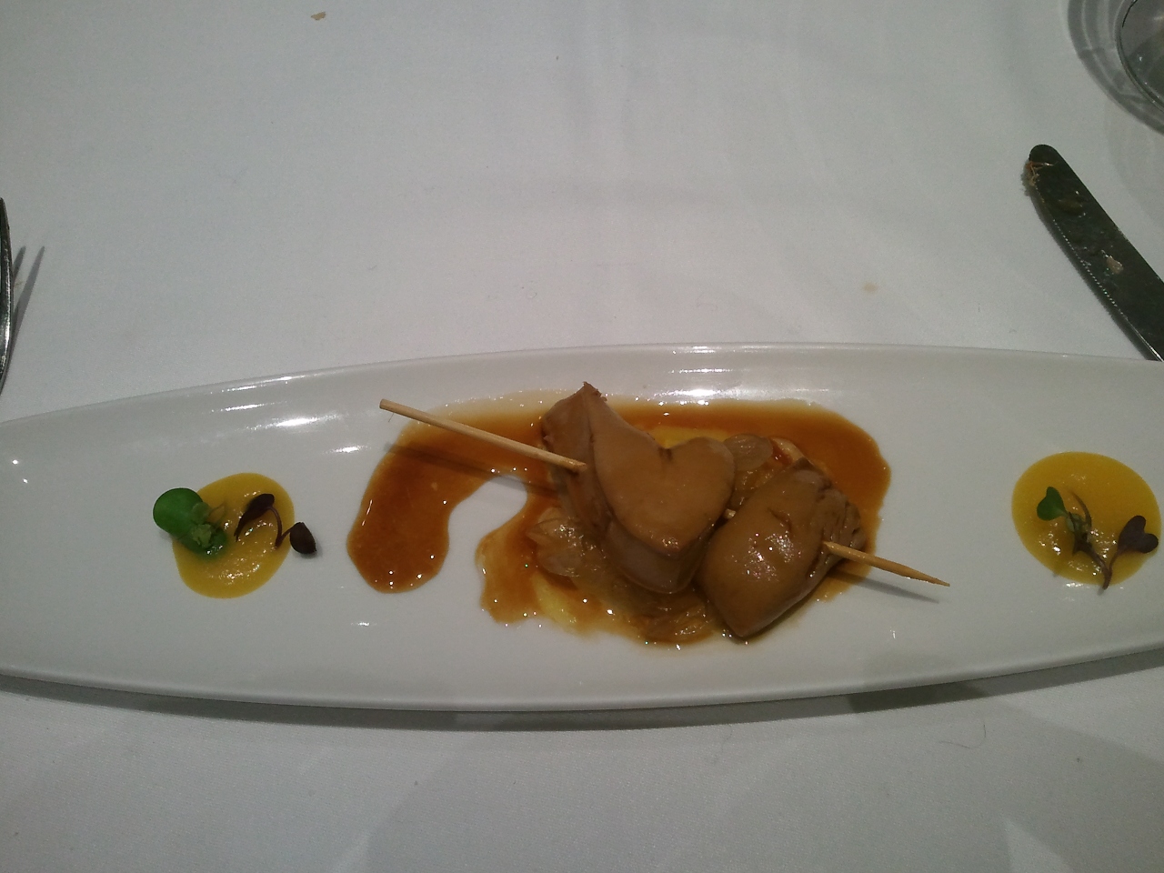 Restaurante El Campero Piruleta de hueva blanca (semen de atun)